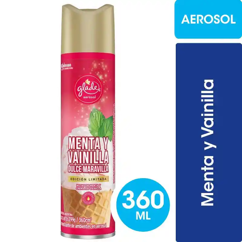 Glade Desodorante Ambiental Menta Vainilla