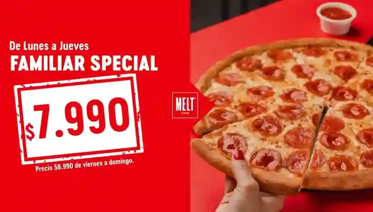 Melt Pizzas a Domicilio Melt Pizzas