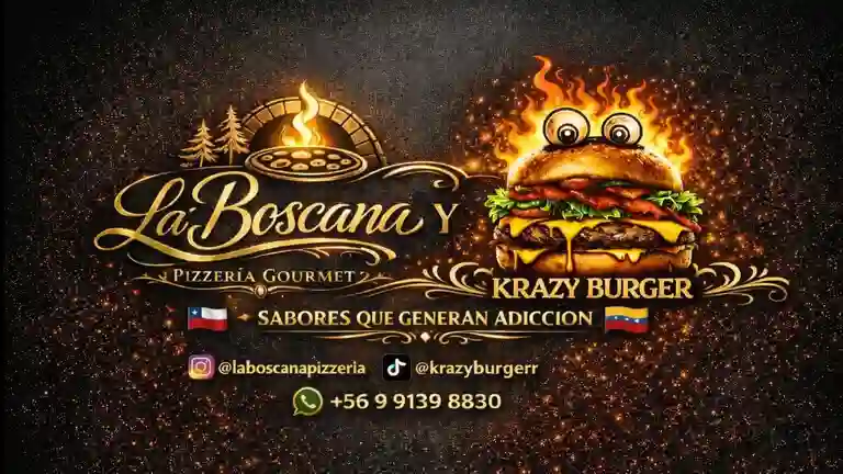 la Boscana y Krazy Burger a Domicilio la Boscana y Krazy Burger